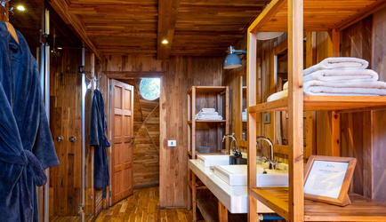 Double Tent Bathroom