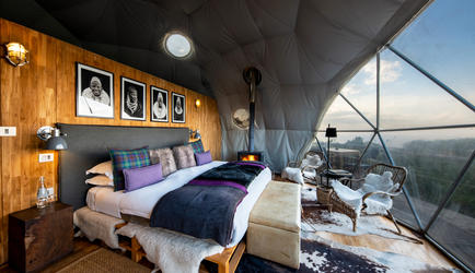 Double Tent External View
