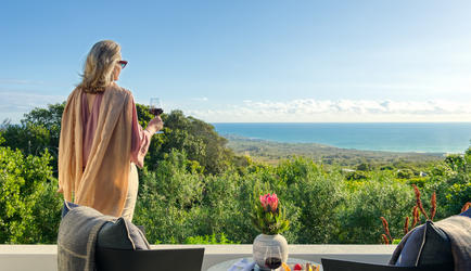 Private outdoor deck 