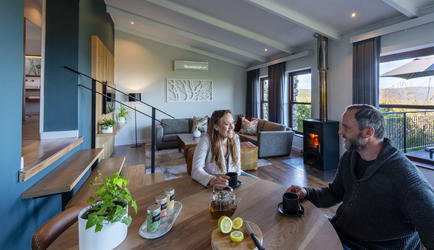 Two-bedroom suite lounge