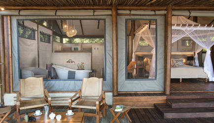 Chiawa Camp T1-8 veranda comforts