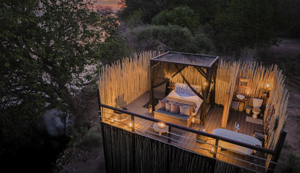 Chiawa Camp Romantic Star Bed 