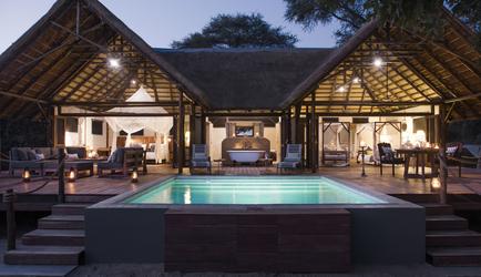 Chiawa Camp Safari Suite Family Set Up Exterior