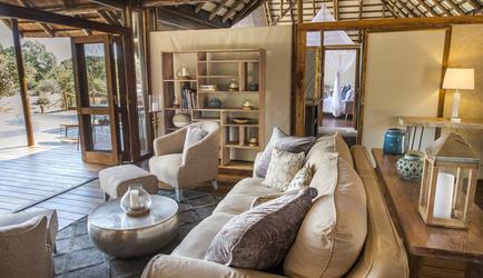 Chiawa Camp Safari Suite Lounge Interior