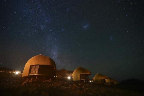 Sternenhimmel über Chalet
