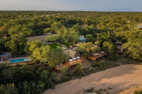 Aerial Shot of The Main Lodge