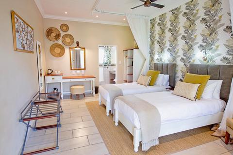 All of our rooms can be made up double or twin, and are en-suite, air-conditioned, have tea/coffee making facilities, rooms safes, and  wi-fi.