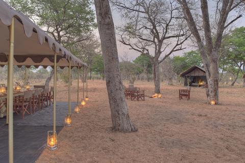 Essen unter dem Sternenhimmel