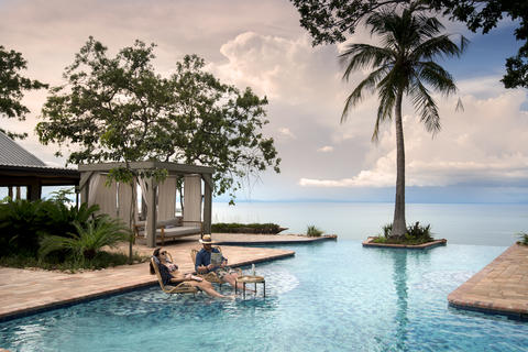 Entspannter Nachmittag im Pool