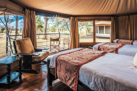 Innenzelt und Aussicht