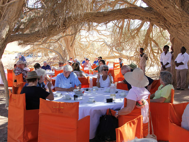 Breakfast at Sossusvlei