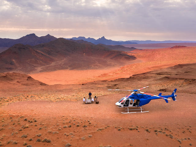 Wüstenrundflug per Hubschrauber