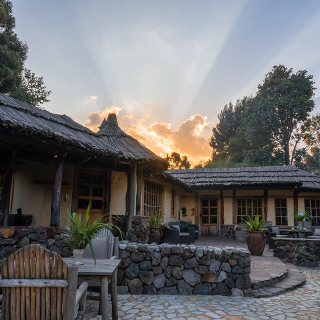Main lodge building