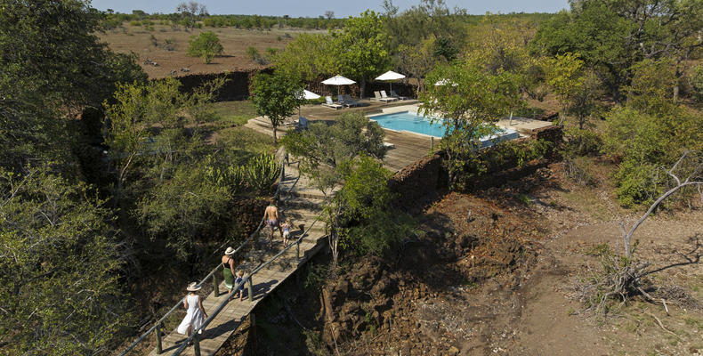 Pool walkway