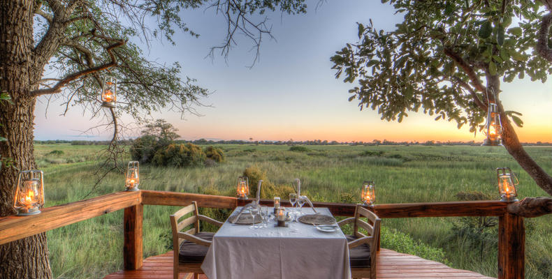 Private dinning with exceptional view
