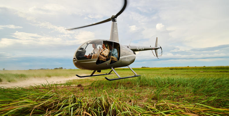 Xugana Island Lodge Scenic Helicopter Flights