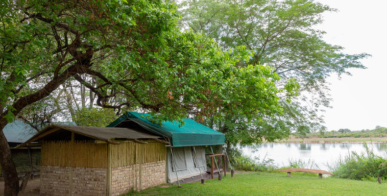 .Ndhovu Safari Lodge - Safari Tent - outside