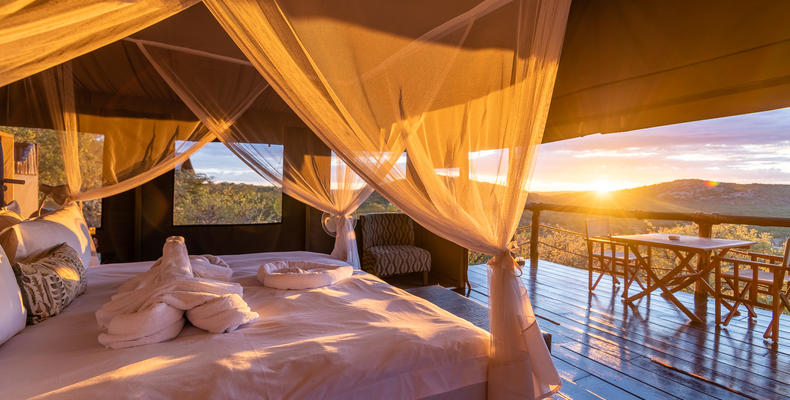 Hemingway Tent with a view