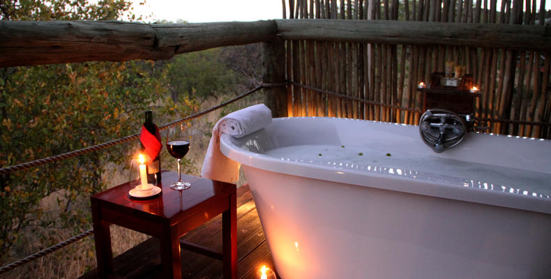 Outisde bathroom