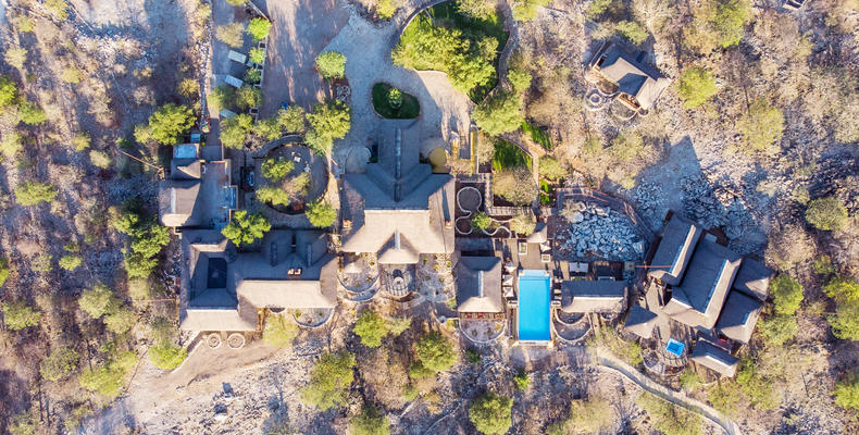Epacha Game Lodge & Spa aerial view