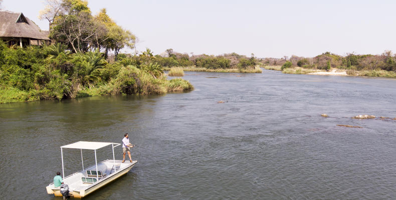 Boat Safari departing from the Lodge 