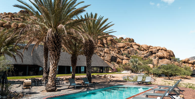 Ai Aiba Lodge poolside view