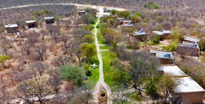 Toshari Lodge Aerial View