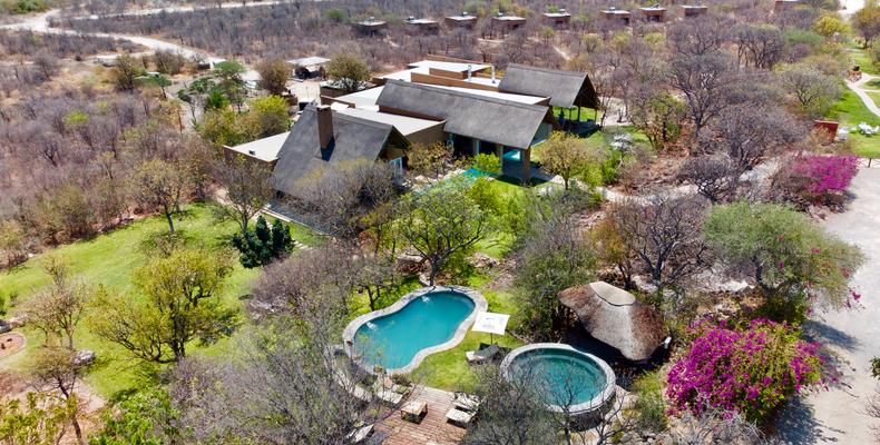 Toshari Lodge Aerial View