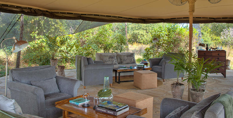 Roho ya Selous - Lounge area
