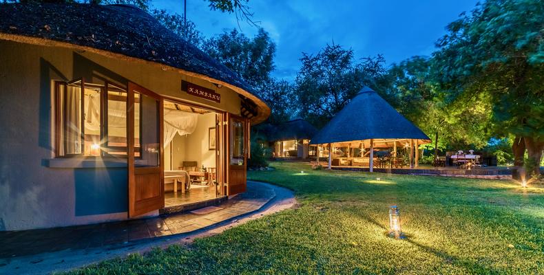 View of Main Lodge from Rondavel