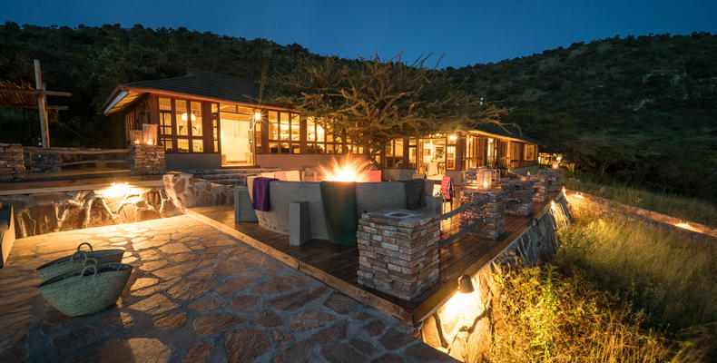 Main Lodge at Night