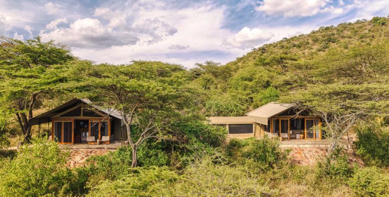 Luxury tented suites - Family link tent