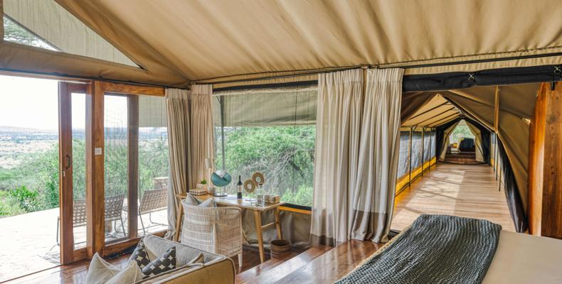 Luxury tented suite - interiors