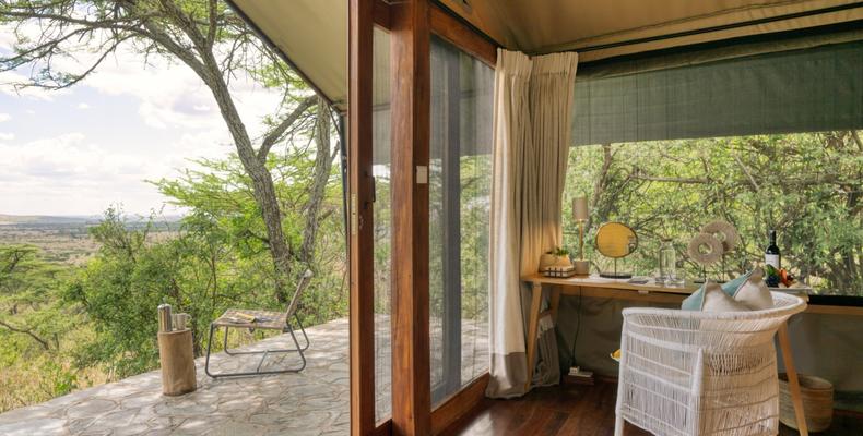 Luxury tented suite - interiors
