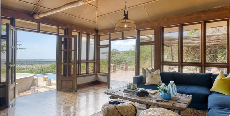 TAASA Lodge - lounge area