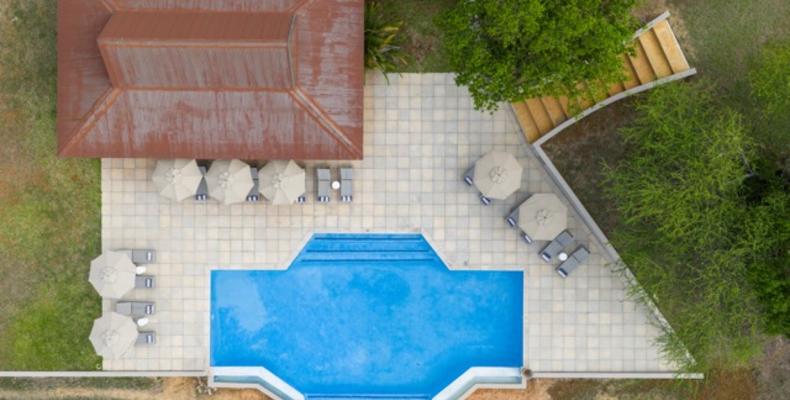 Kirkman's Kamp - main area, pool