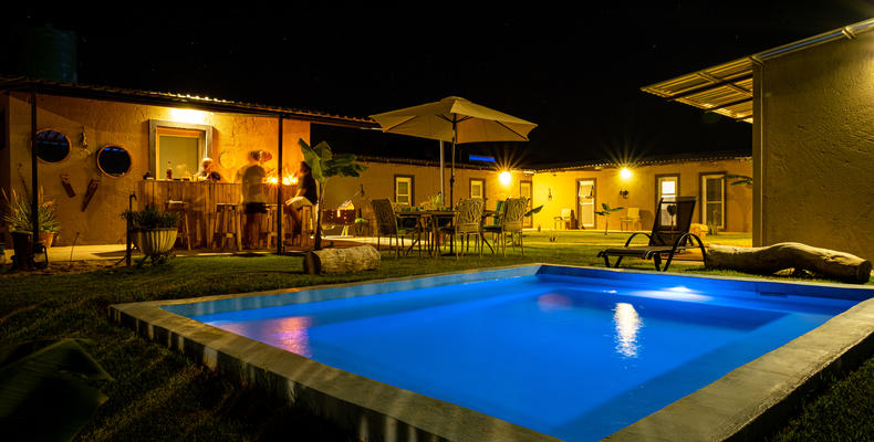 Pool by night