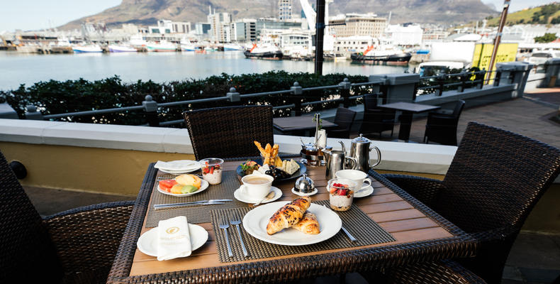 The Atlantic - Breakfast on the balcony with the view of Table Mountain