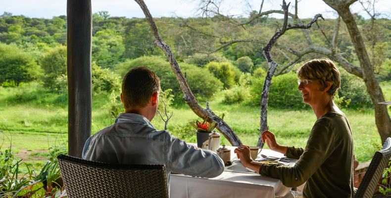 Enjoy breakfast with amazing views 