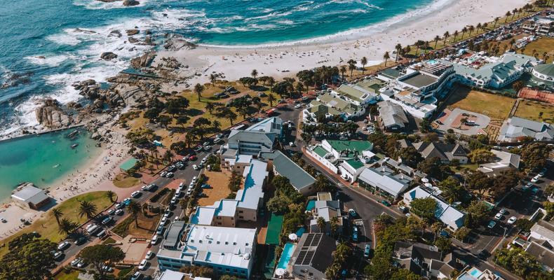 Camps Bay Village | Aerial view of Camps Bay