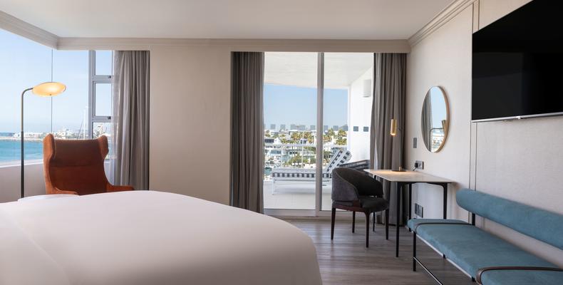 Radisson Collection Hotel, Waterfront Cape Town. Collection Premium Room with Balcony - Marina View .