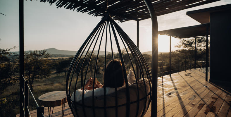 Swinging into Sunset Serenity
