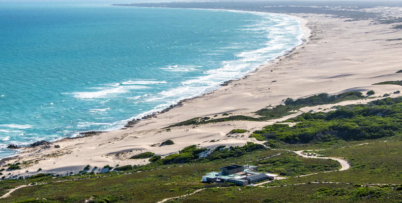 Morukuru Beach Lodge - aerial view