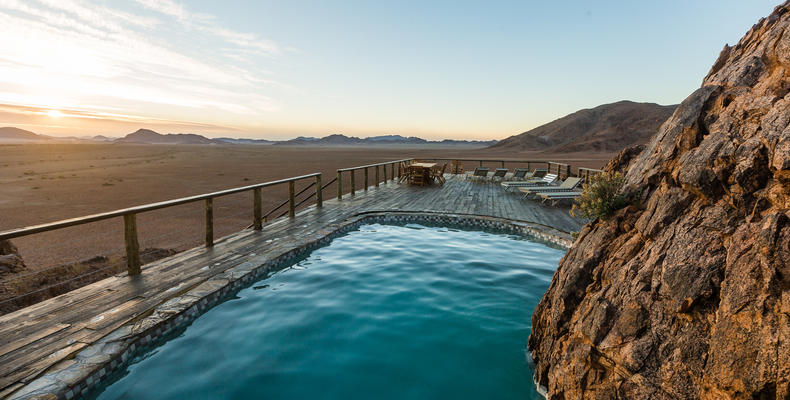 Rock Pool at the Eco Tented Camp
