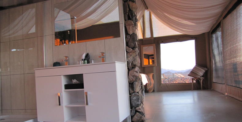 En-suite Bathroom of the Tented Camp