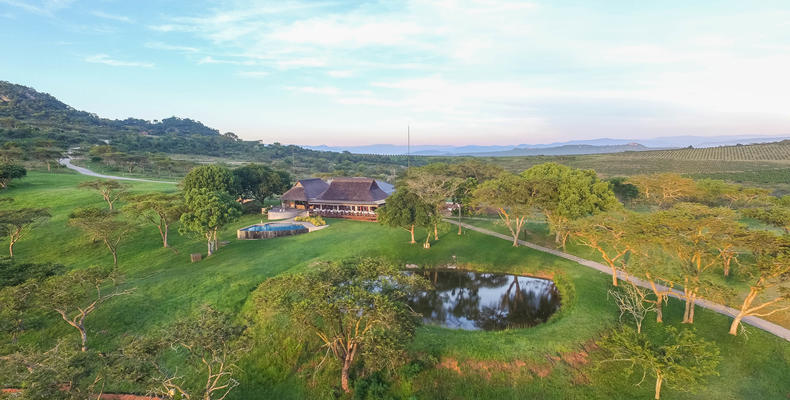 Aerial View of the Main Lodge