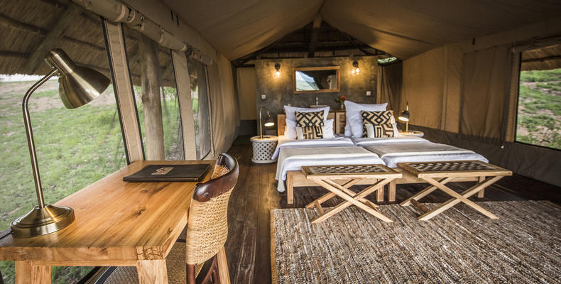 Inside Tent