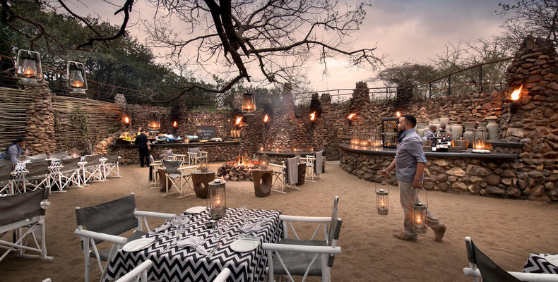 Phinda Mountain Lodge - Boma Dinner