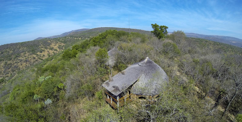 Aerial View of Isibindi Zulu Lodge
