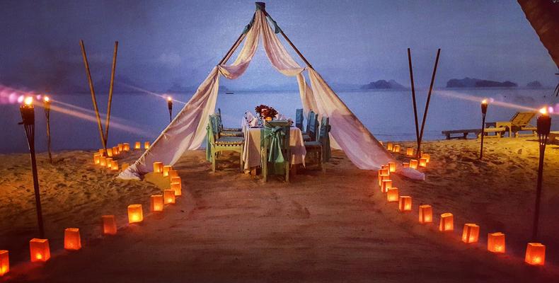 Private Dinner On The Beach